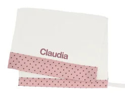 Toalla Guardería Mini Star Pink Personalizable