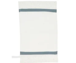 Toalla Guardería Rainbow Dots Azul Personalizable