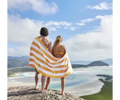 Toalla Playa Extra Large Microfibra Cabana Ipanema Naranja Personalizable