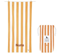 Toalla Playa Extra Large Microfibra Cabana Ipanema Naranja Personalizable