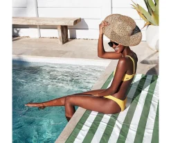 Toalla Playa Extra Large Microfibra Cabana Kaki Personalizable