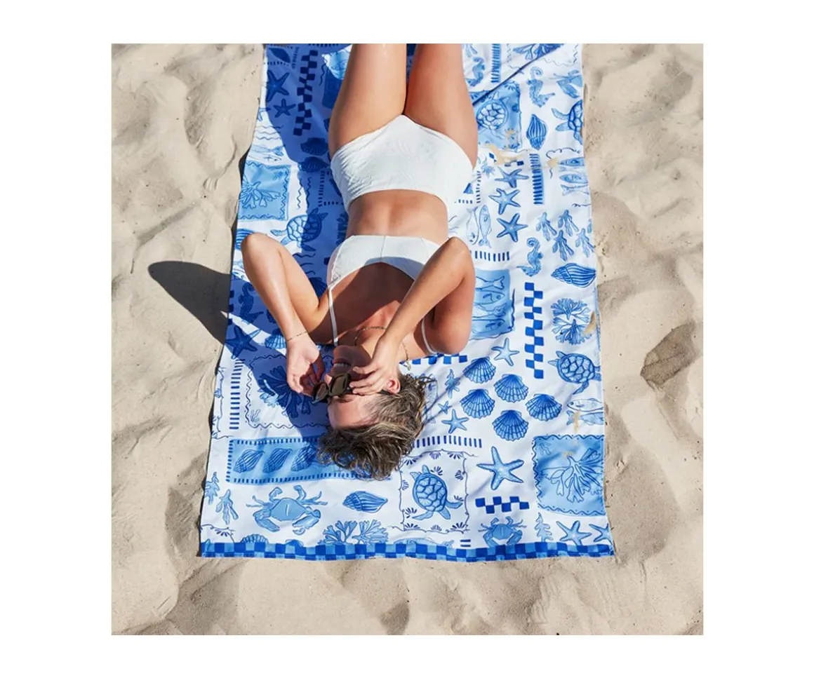 Toalla Playa Large Microfibra Summer Sand to Sea Personalizable