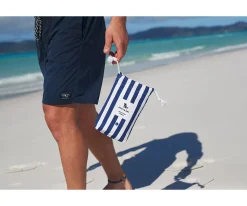 Toalla Playa Large Microfibra Cabana Navy Personalizada