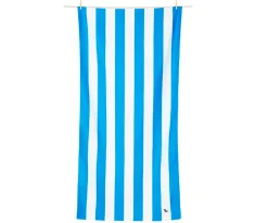 Toalla Playa Large Microfibra Cabana Azul Personalizable