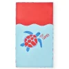 Toalla Playa Large Microfibra Tortugas