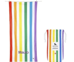 Toalla Playa Large Microfibra Summer Rainbow Skies Personalizable