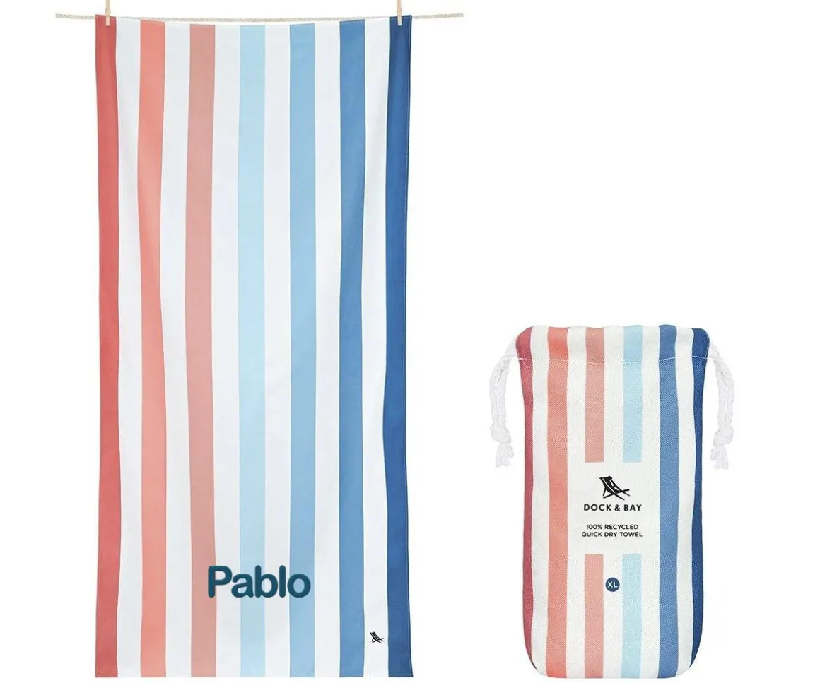 Toalla Playa Large Microfibra Summer Sand to Sea Personalizable