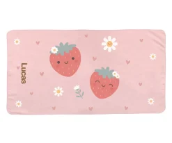 Toalla Playa Microfibra Strawberries Personalizable