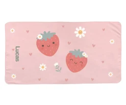Toalla Playa Microfibra Strawberries Personalizable