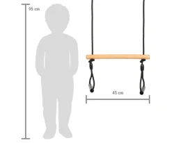 Trapecio con Anillas de Gimnasia 