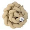 Trenza Protector de Cuna Lino Beige 210 cm