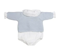 Tricot Jersey, Ranita y Body Bambula Blue