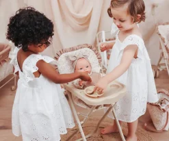 Trona para Muñecos con Babero y Bandeja Teresa