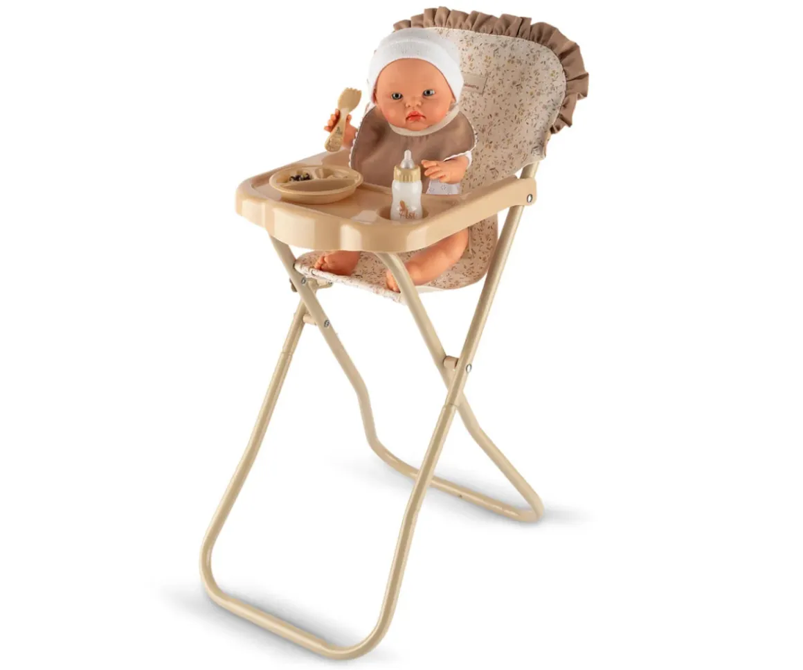 Trona para Muñecos con Babero y Bandeja Teresa