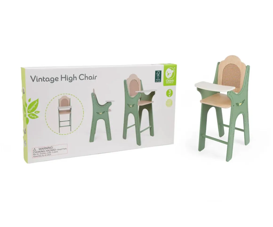 Trona para Muñecas Vintage Green