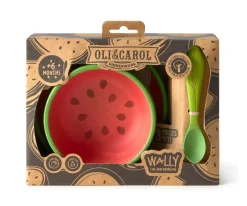 Vajilla 3 Piezas de Madera Wally The Watermelon