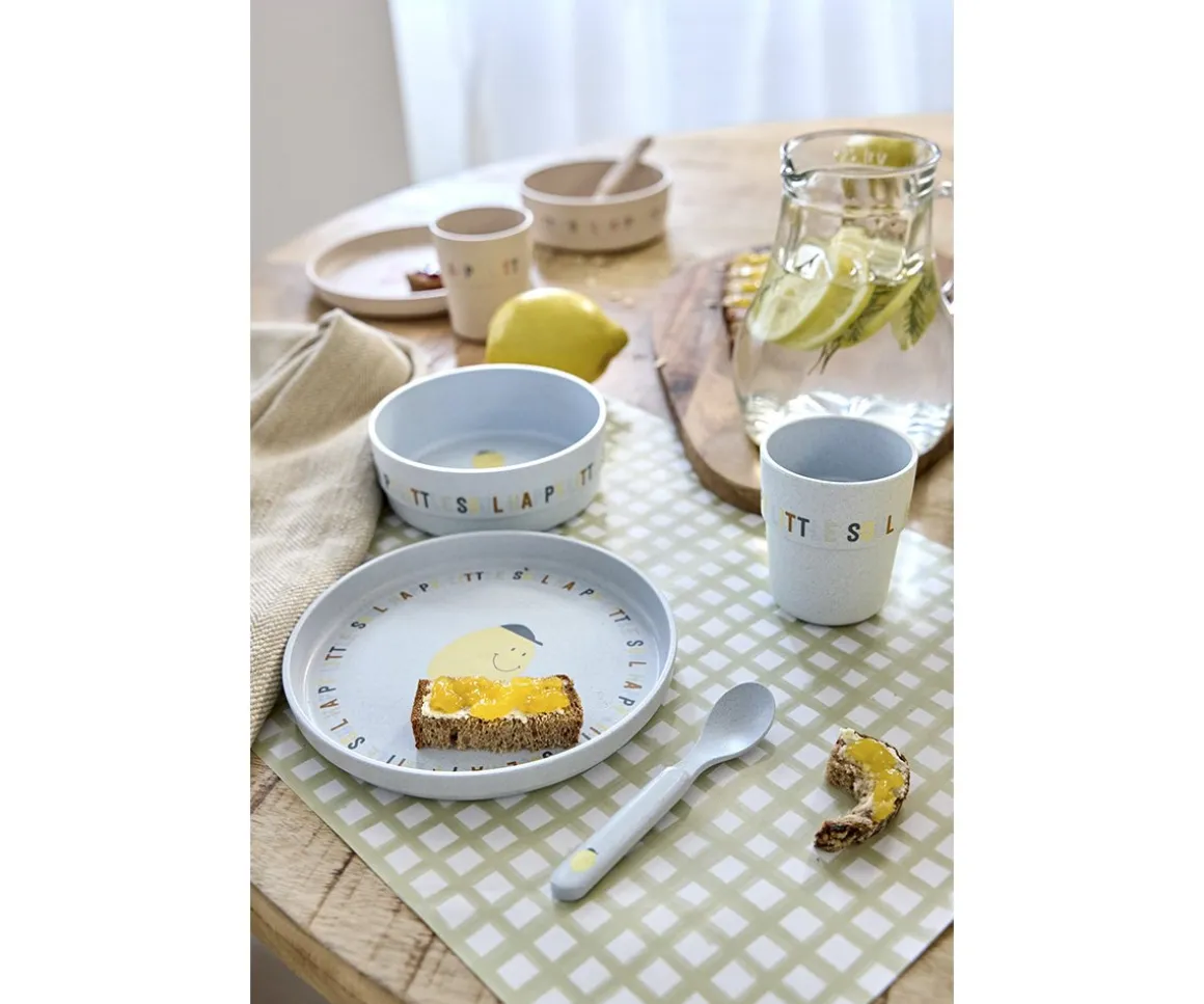 Vajilla Infantil 4 Piezas Happy Fruits Lemon