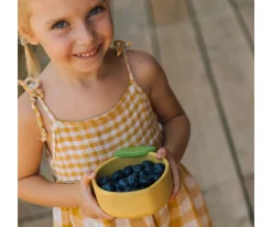 Vajilla Infantil Bol y Cuchara de Madera Lou The Lemon