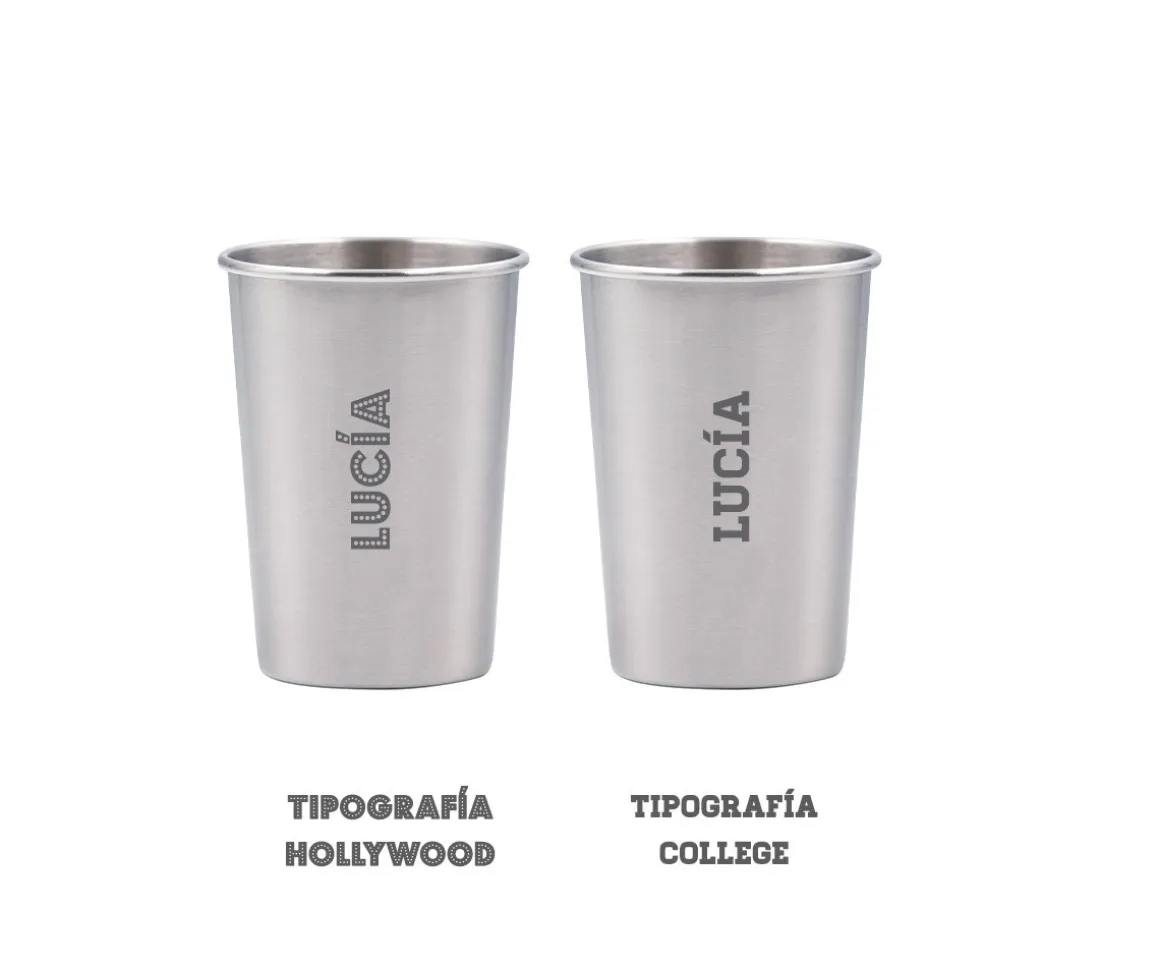 Vaso Acero Inoxidable Personalizable 500ml