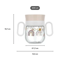 Vaso Antiderrame 360º Mio Little Farm 200 ml