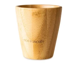 Vaso Bambú Azul con Tapa 190ml