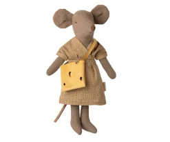 Vestido y Bolsa Mamá Ratón Amarillo